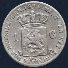1 Gulden 1849 Willem II