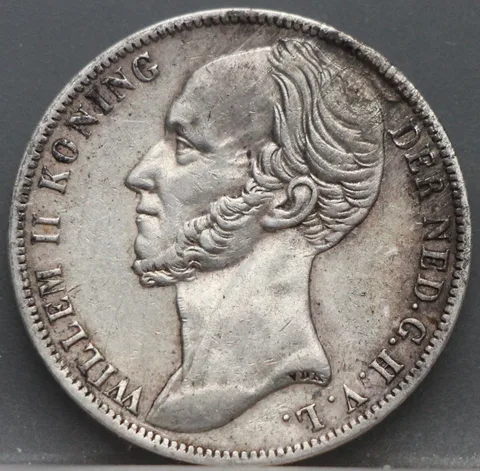 1 Gulden 1849 Willem II — Zilver