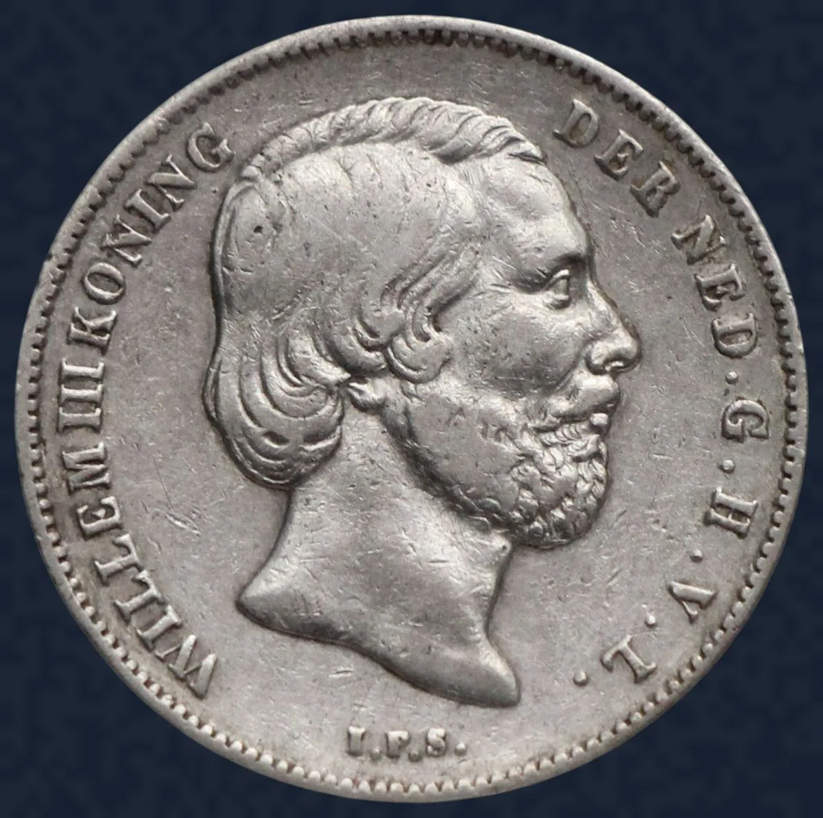 1 Gulden 1851 Willem III Zilver