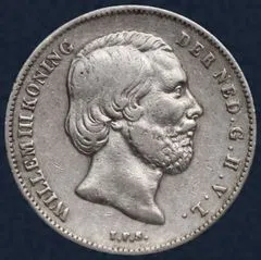 1 Gulden 1851 Willem III Zilver