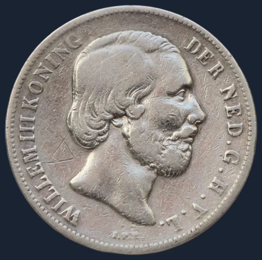1 Gulden 1855 Willem III