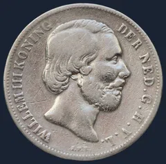 1 Gulden 1855 Willem III