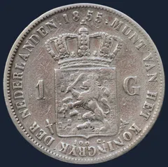 1 Gulden 1855 Willem III