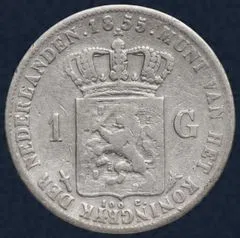 1 Gulden 1855 Willem III