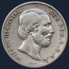 1 Gulden 1857 Willem III