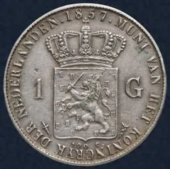 1 Gulden 1857 Willem III