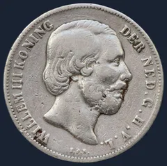 1 Gulden 1859 Willem III