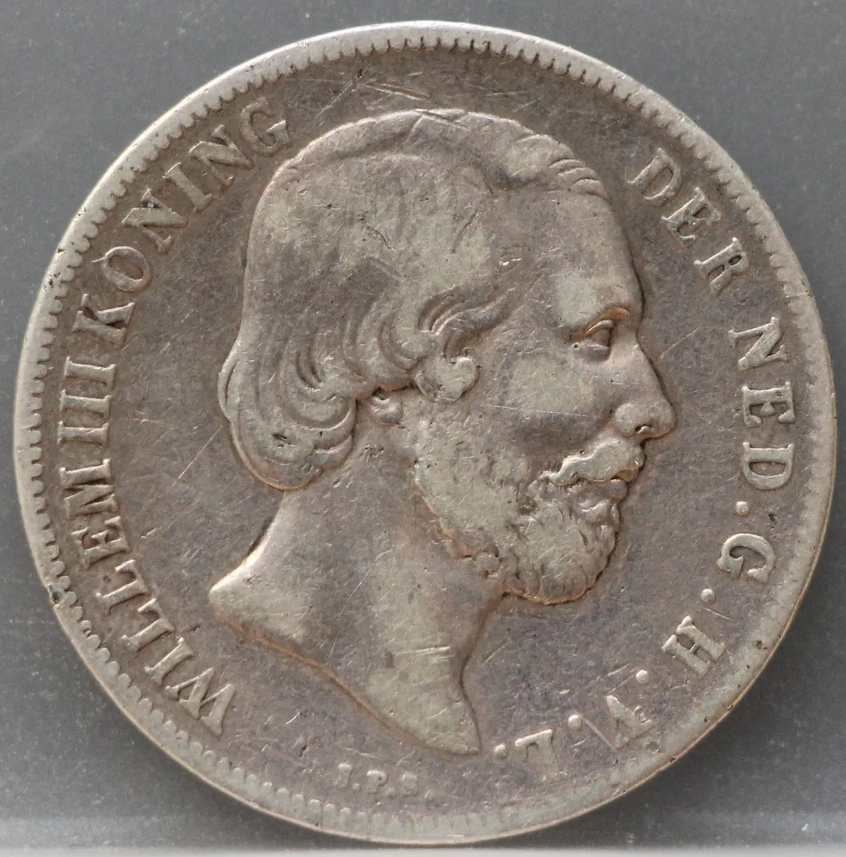 1 Gulden 1861 Willem III — Zilver voorzijde