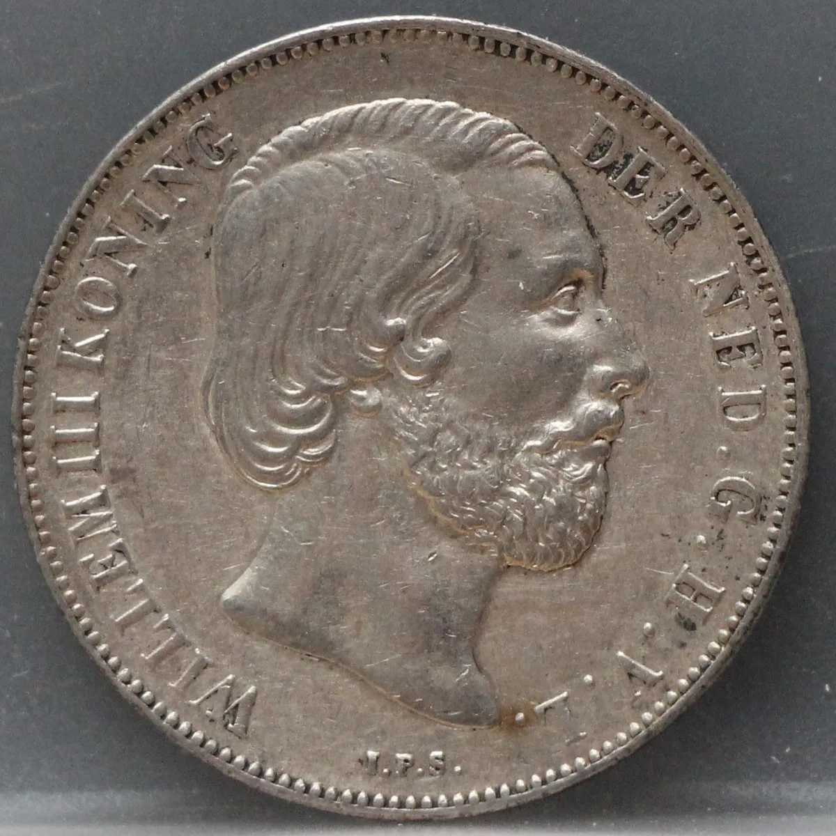 1 gulden 1863 - Willem 3 voorzijde