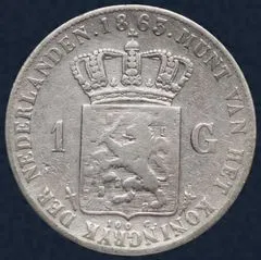 1 Gulden 1863 Willem III