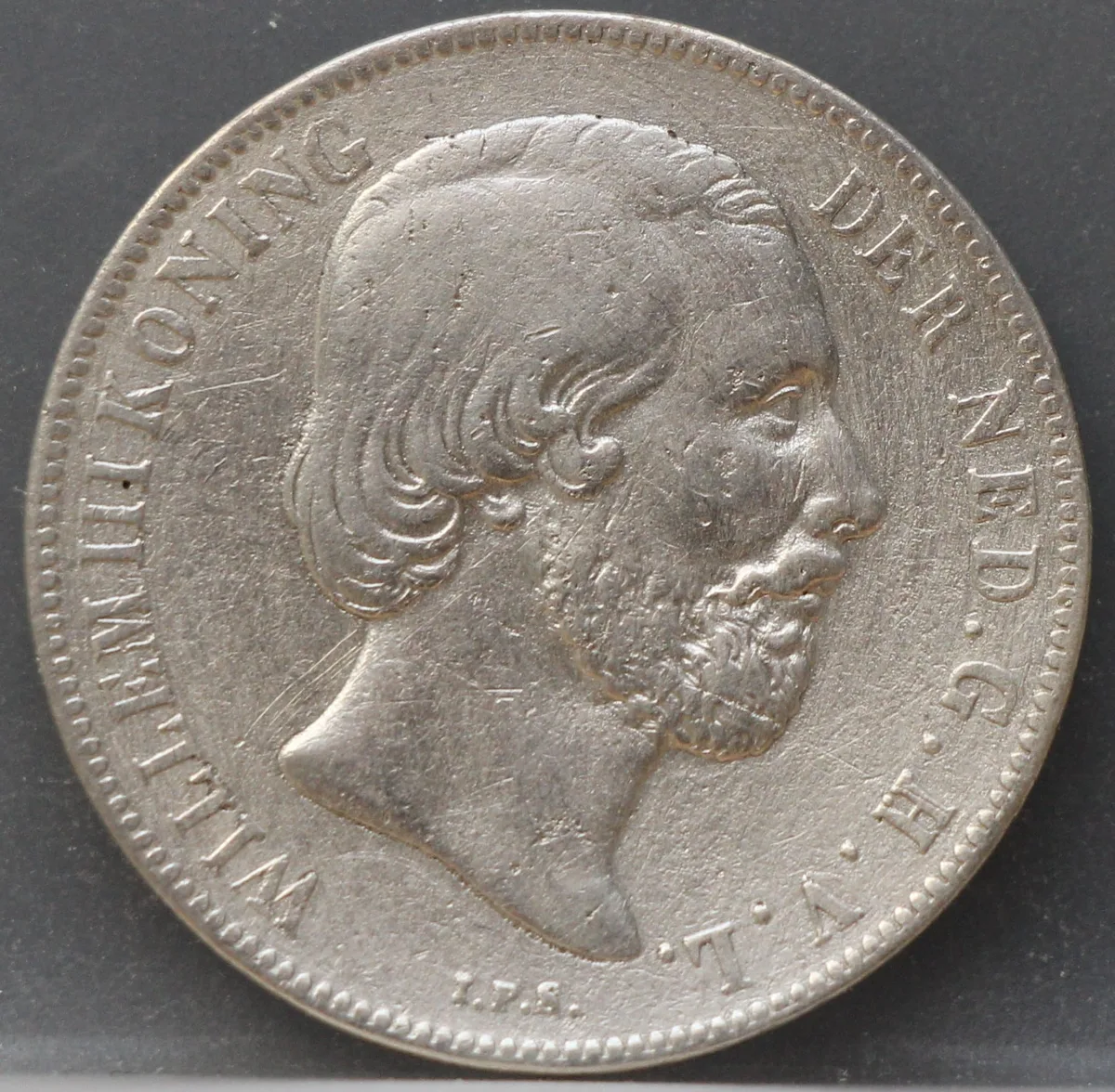 1 gulden 1864 - Willem 3 voorzijde
