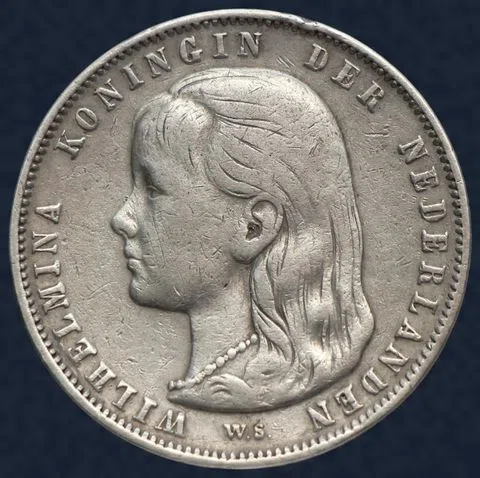 1 Gulden 1892 Nederland Wilhelmina