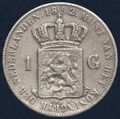 1 Gulden 1892 Nederland Wilhelmina