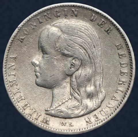1 Gulden 1897 Nederland Wilhelmina