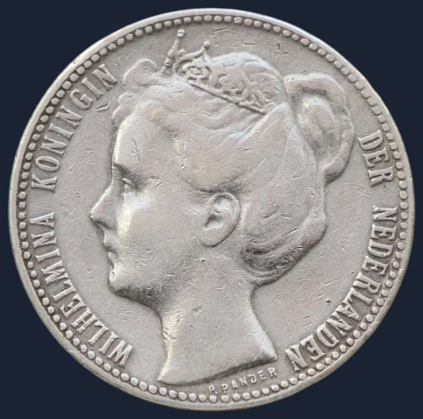 1 Gulden 1905 Wilhelmina