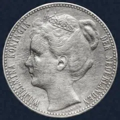 1 Gulden 1907 Wilhelmina