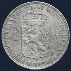 1 Gulden 1907 Wilhelmina