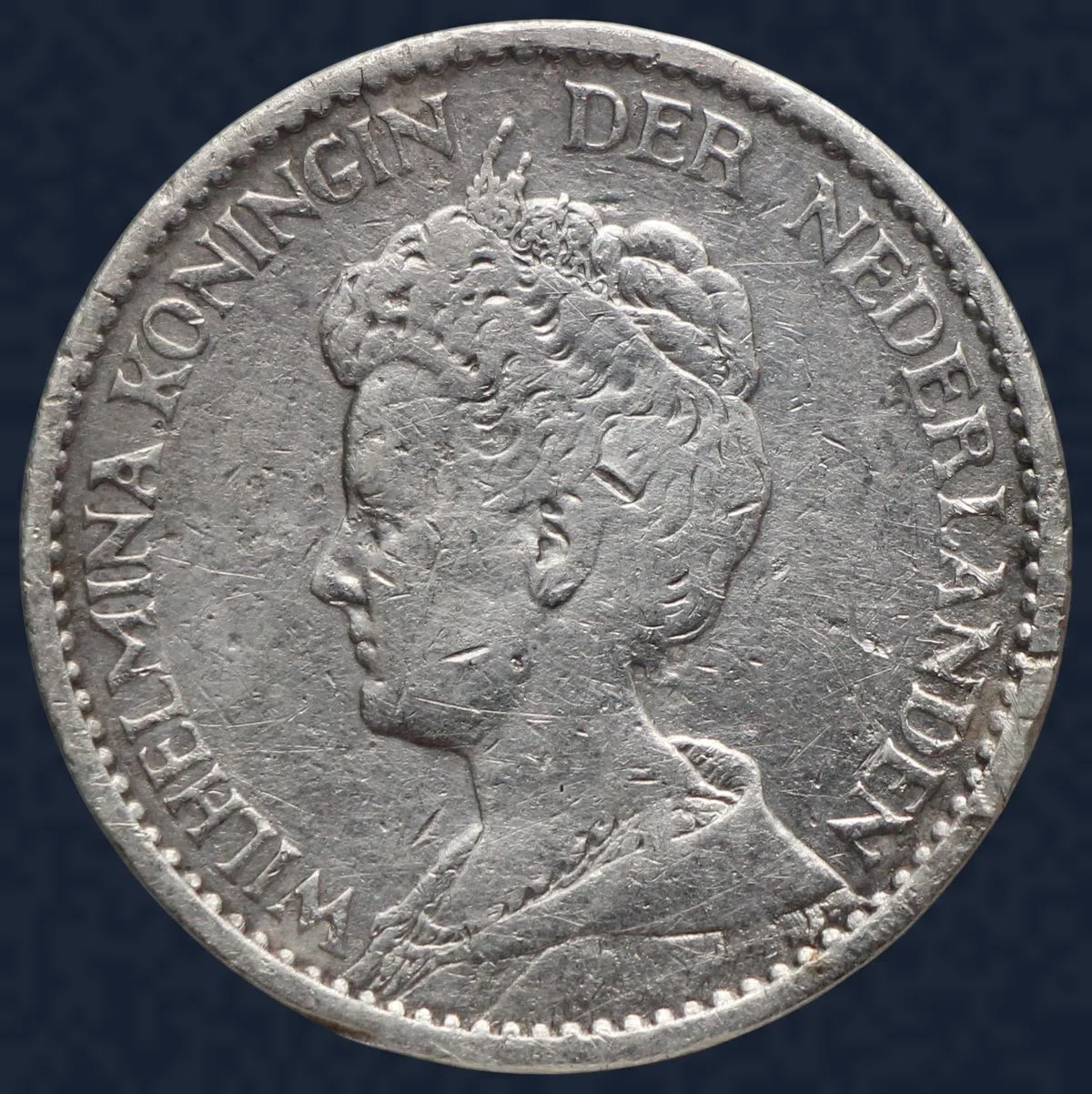 1 Gulden 1910 Wilhelmina Zilver