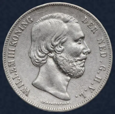 2½ Gulden 1858 Willem III
