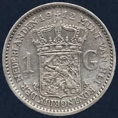 1 Gulden 1912 Wilhelmina
