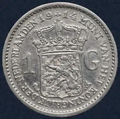 1 Gulden 1914 Wilhelmina