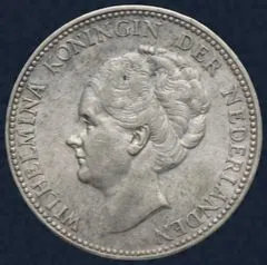 1 Gulden 1922 Wilhelmina - netjes