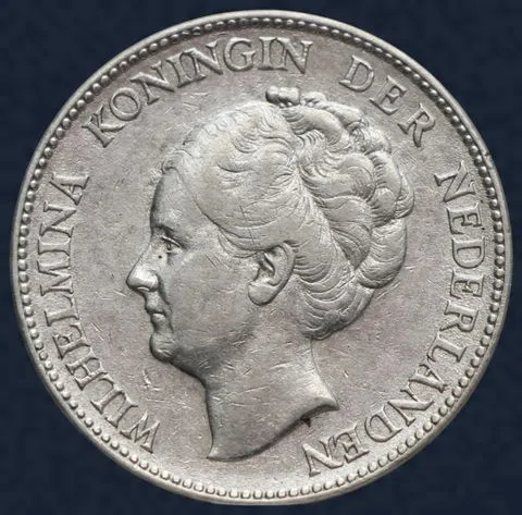 1 Gulden 1928 Wilhelmina