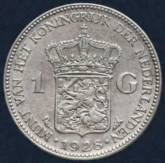1 Gulden 1928 Wilhelmina