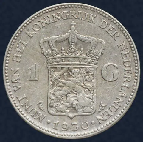 1 Gulden 1930 Wilhelmina