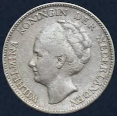 1 Gulden 1930 Wilhelmina