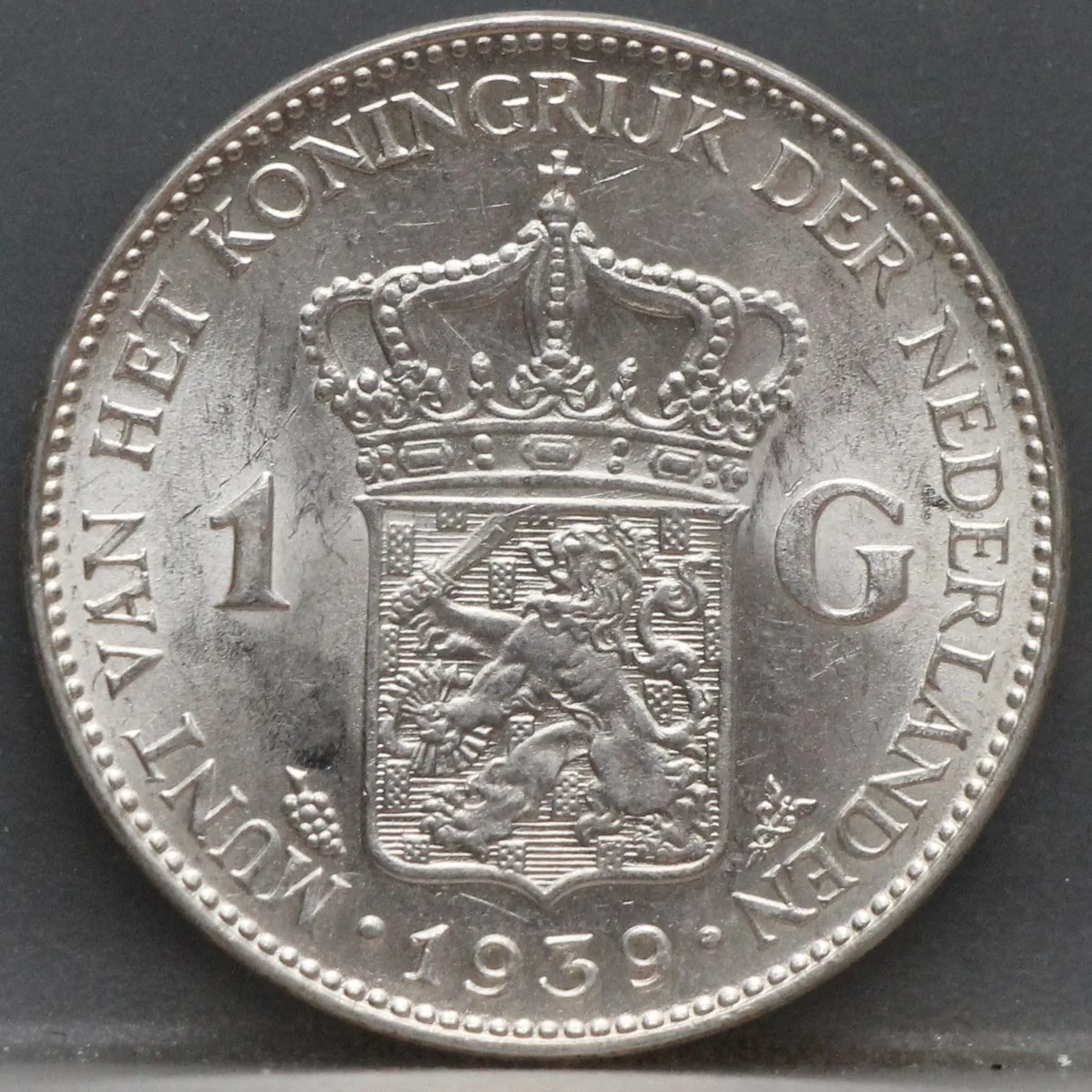 1 Gulden 1939 Wilhelmina - netjes voorzijde