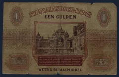 1 Gulden 1940 Nederlands-Indië Muntbiljet