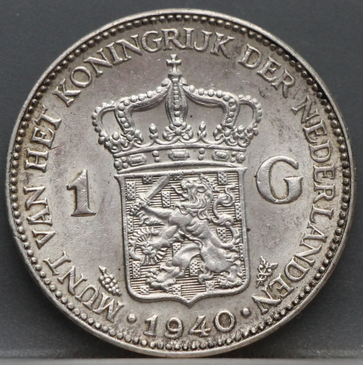 1 Gulden 1940 - Wilhelmina voorzijde