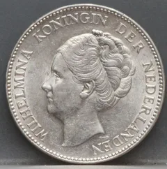 1 Gulden 1940 - Wilhelmina achterzijde