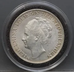 1 Gulden 1944 P - Wilhelmina achterzijde