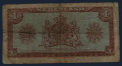 1 Gulden 1945 Muntbiljet Wilhelmina NVMH 06-1A