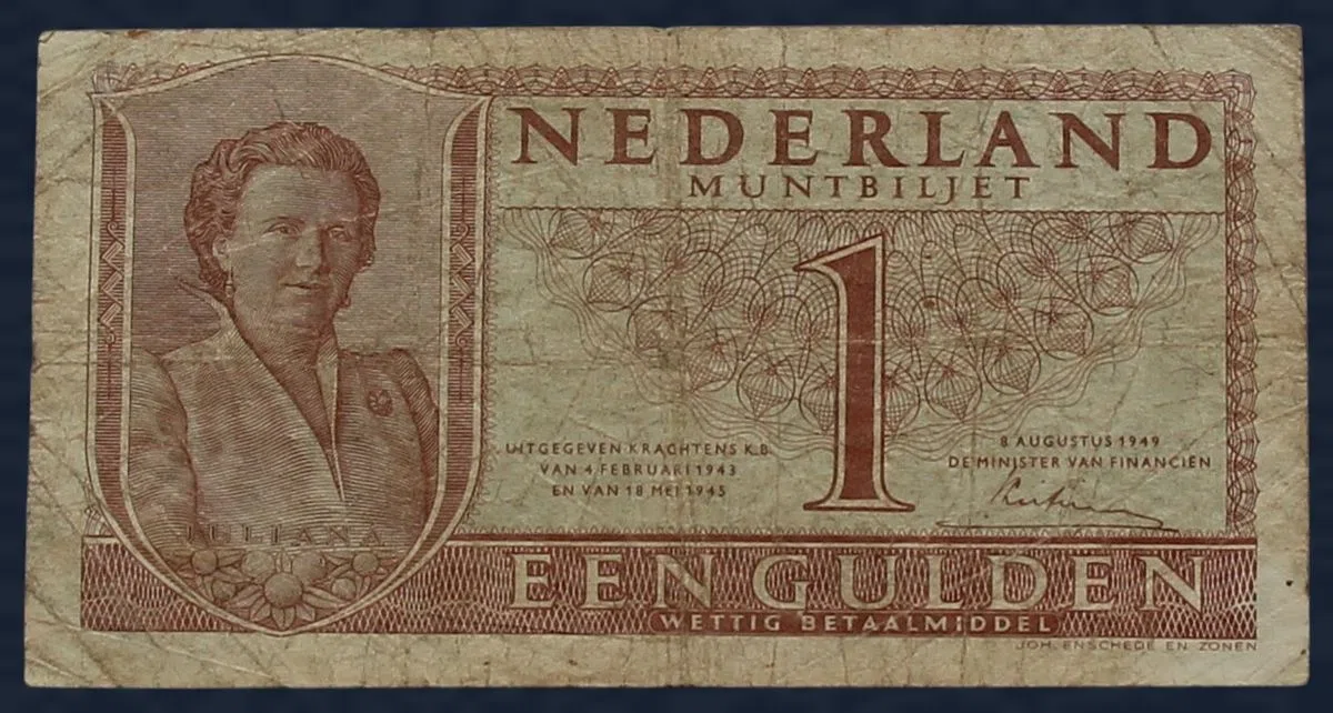 1 Gulden 1949 Juliana — NVMH 07-1A