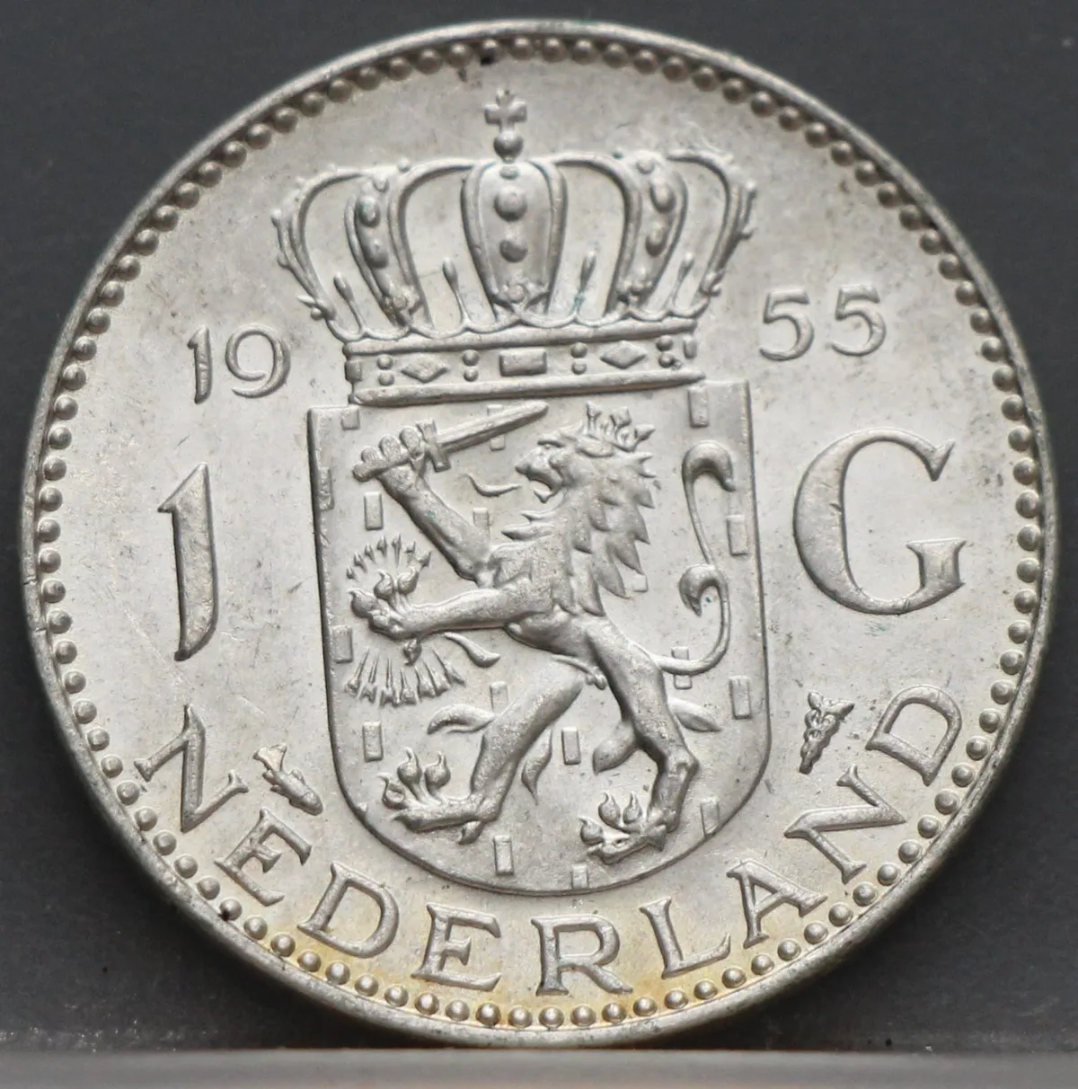 1 Gulden 1955 Juliana voorzijde