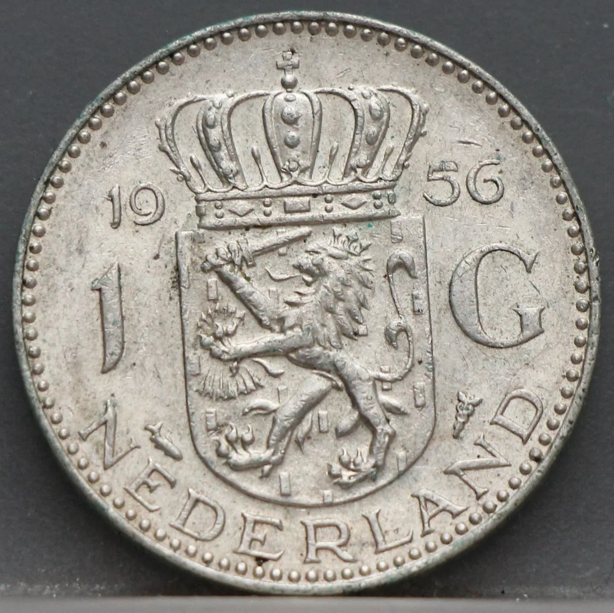 1 Gulden 1956 — Nederland Zilver voorzijde