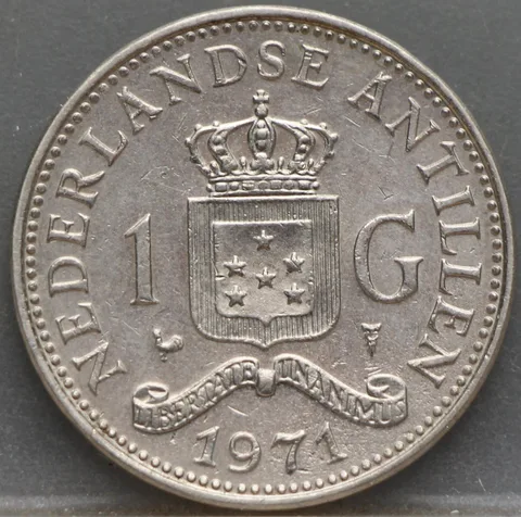 1 Gulden 1971 Nederlandse Antillen — Nikkel