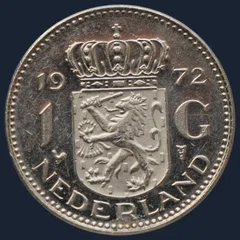 1 Gulden 1972 Nederland Nikkel