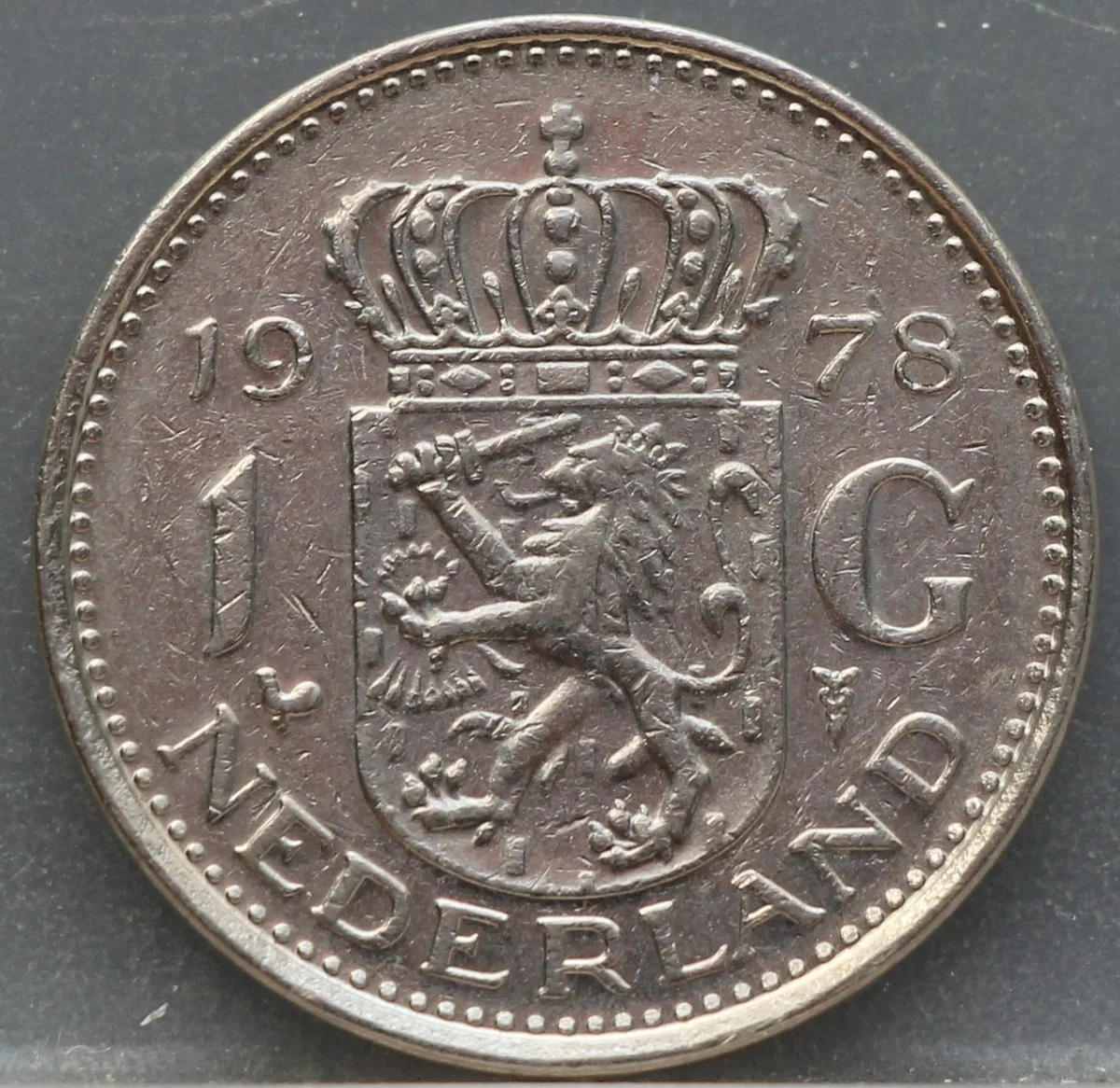 1 Gulden 1978 Nederland Nikkel voorzijde