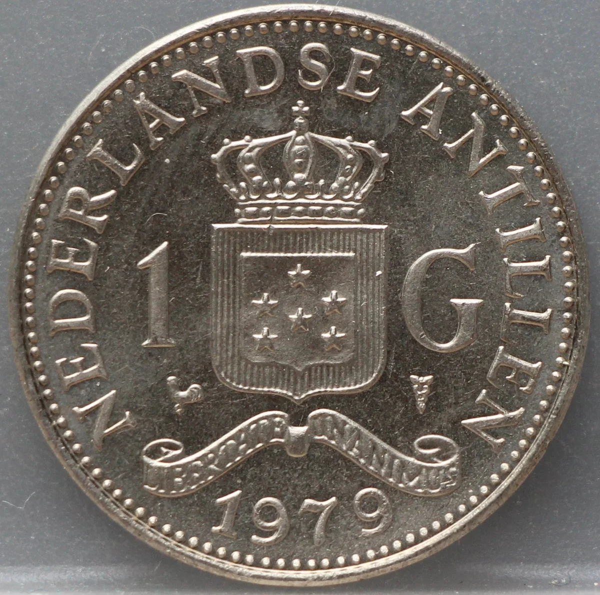 1 Gulden 1979 — Nederlandse Antillen Nikkel voorzijde