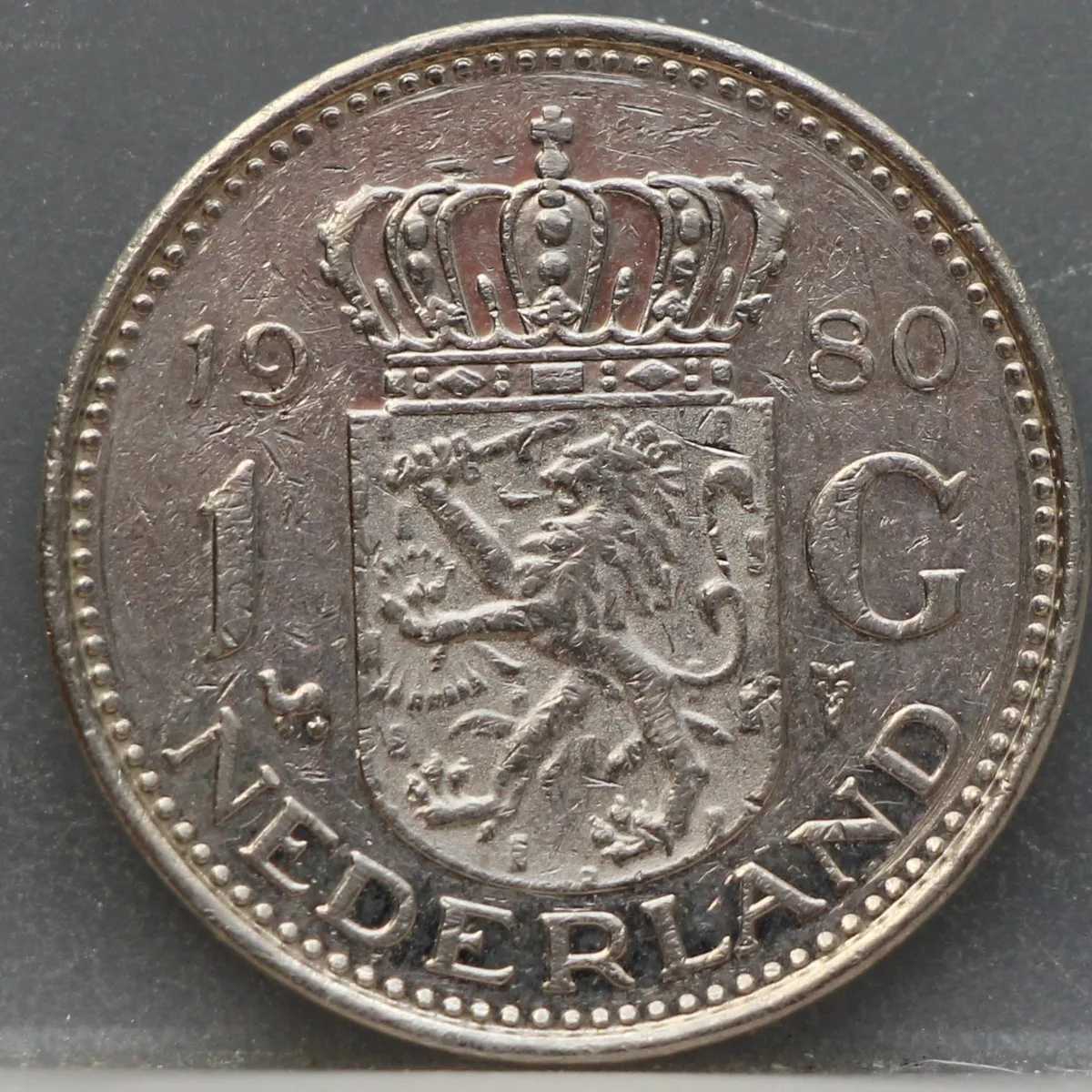 1 Gulden 1980 Juliana — Nikkel voorzijde