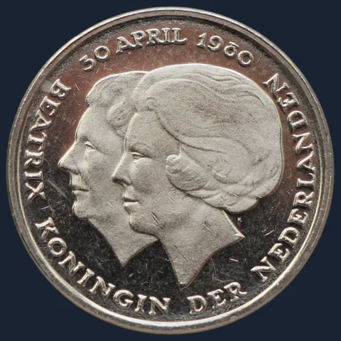 1 Gulden 1980 Nederland - Dubbelkop
