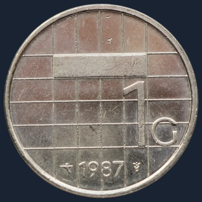 1 Gulden 1987 Nikkel
