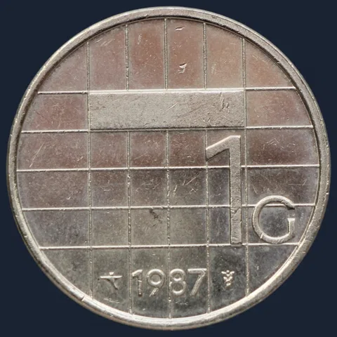 1 Gulden 1987 Nikkel