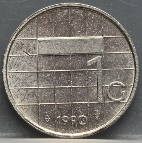 1 Gulden 1990 — Nikkel
