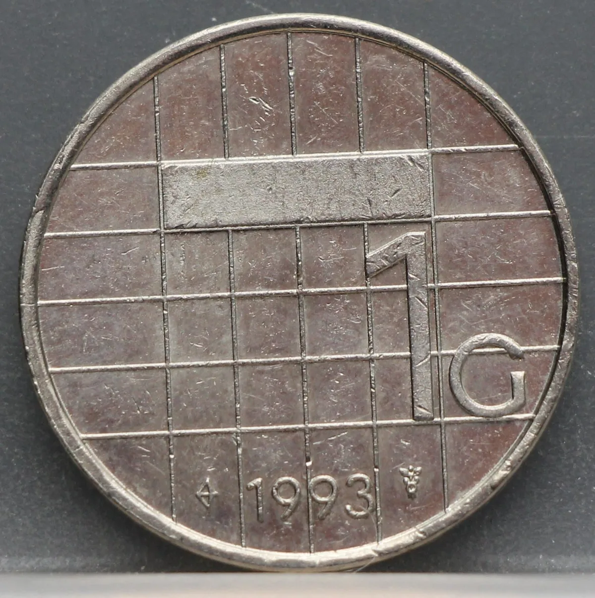 1 Gulden 1993 — Nikkel voorzijde