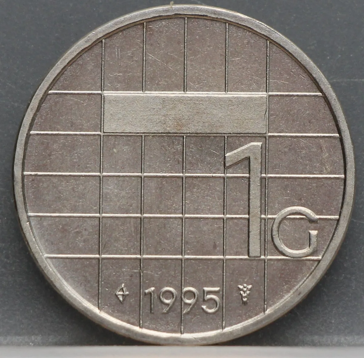 1 Gulden 1995 — Nikkel voorzijde
